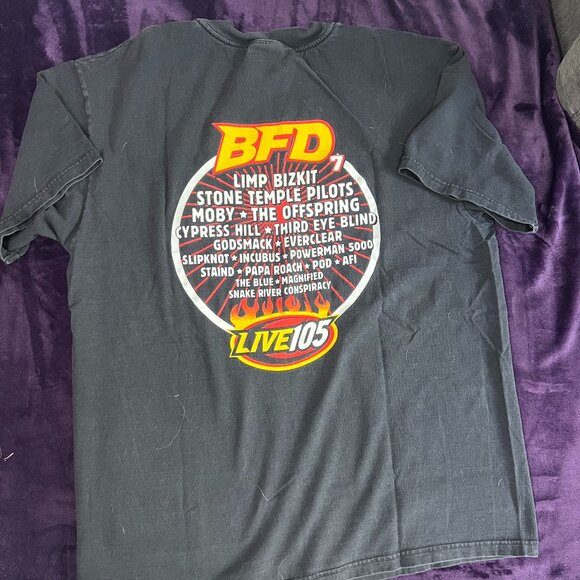 LIVE 105.3 FM BFD | Used Vintage Concert Tee | LARGE - Picture 1 of 3